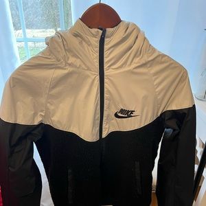 Nike boys youth large jacket grey fleece mix stylish jacket